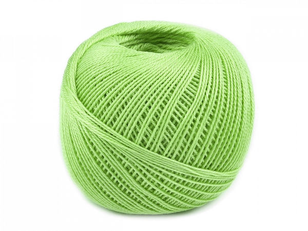 Fir din bumbac pentru croșetat și brodat Snehurka de la NITARNA | Fir în 3 fire Tex 50x3 (Cutie cu 10 gheme, 30g / 200m)