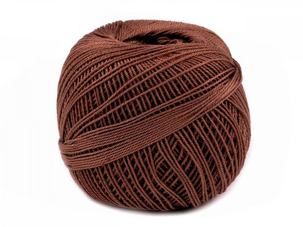 Fir din bumbac pentru croșetat și brodat Snehurka de la NITARNA | Fir în 3 fire Tex 50x3 (Cutie cu 10 gheme, 30g / 200m)