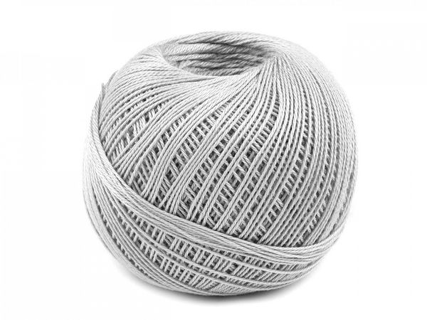 Fir din bumbac pentru croșetat și brodat Snehurka de la NITARNA | Fir în 3 fire Tex 50x3 (Cutie cu 10 gheme, 30g / 200m)