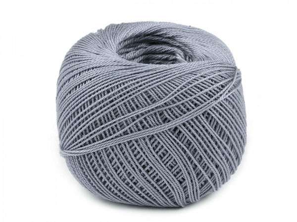 Fir din bumbac pentru croșetat și brodat Snehurka de la NITARNA | Fir în 3 fire Tex 50x3 (Cutie cu 10 gheme, 30g / 200m)