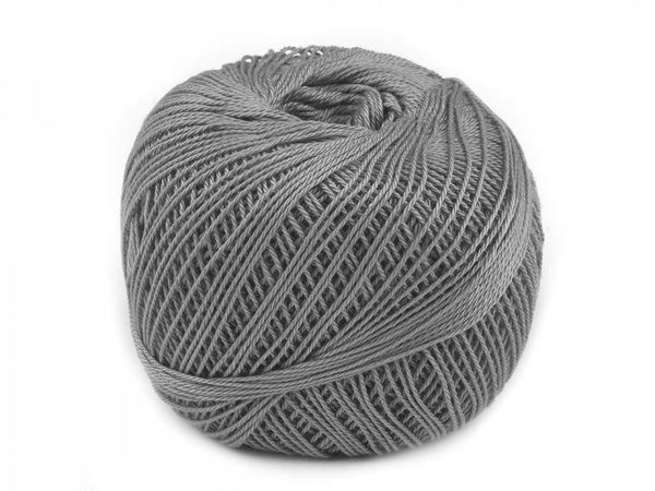 Fir din bumbac pentru croșetat și brodat Snehurka de la NITARNA | Fir în 3 fire Tex 50x3 (Cutie cu 10 gheme, 30g / 200m)