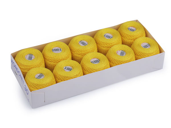 Ață de croșetat și tricotat din bumbac Kordonet Premium - Fir de înaltă calitate pentru dantelărie, cuverturi de pat și decorațiuni interioare (Dimensiuni multiple)