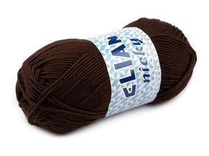 Fir de tricotat și croșetat din acril premium Elian Nicky – 50g