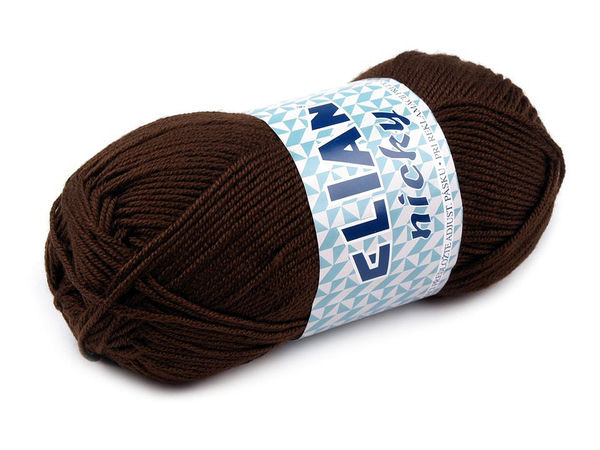 Fir de tricotat și croșetat din acril premium Elian Nicky – 50g