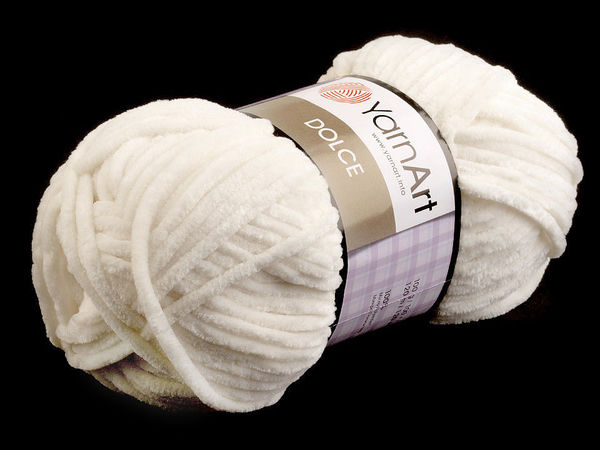 Fir chenille premium YarnArt Dolce – Fir moale de catifea pentru tricotat și croșetat (100g)