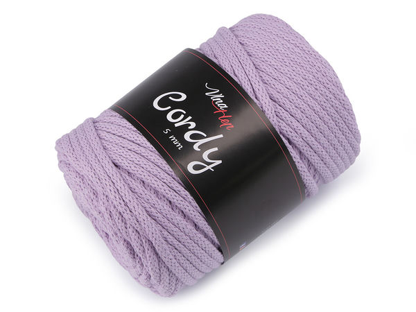 Fir tubular din bumbac Cordy Premium 100m – Fir tip șnur gros pentru tricotat și croșetat
