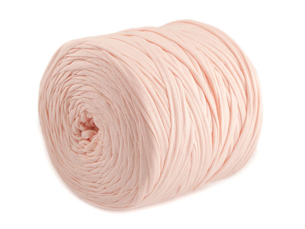 Fir textil premium tip spaghete (T-shirt yarn) din materiale reciclate (550-700g) - Șnur elastic din material textil pentru tricotat și croșetat