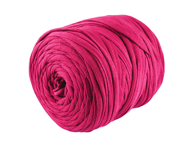 Fir textil premium tip spaghete (T-shirt yarn) din materiale reciclate (550-700g) - Șnur elastic din material textil pentru tricotat și croșetat