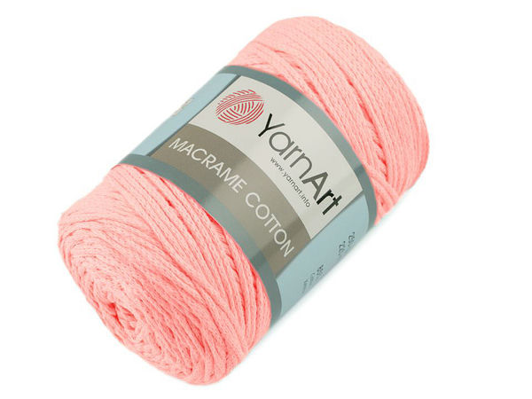 Fir din bumbac premium pentru macrame (250g) – Șnur rezistent pentru tricotat și croșetat decorațiuni interioare, coșuri, covoare și genți