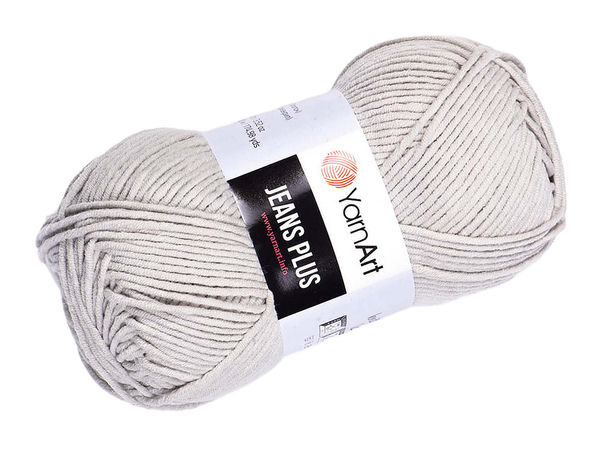 Fir premium din amestec de bumbac pentru tricotat și croșetat - Jeans Plus / Gina Plus (100g)