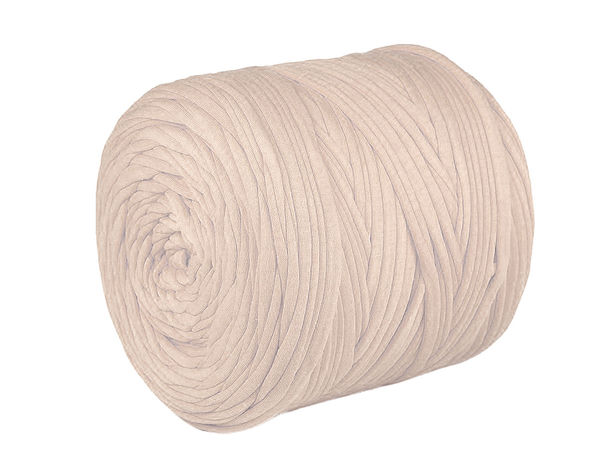 Fir textil premium tip panglică (T-shirt) din bumbac organic pentru tricotat și croșetat (700g)