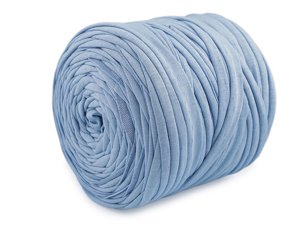 Fir textil premium tip panglică (T-shirt) din bumbac organic pentru tricotat și croșetat (700g)