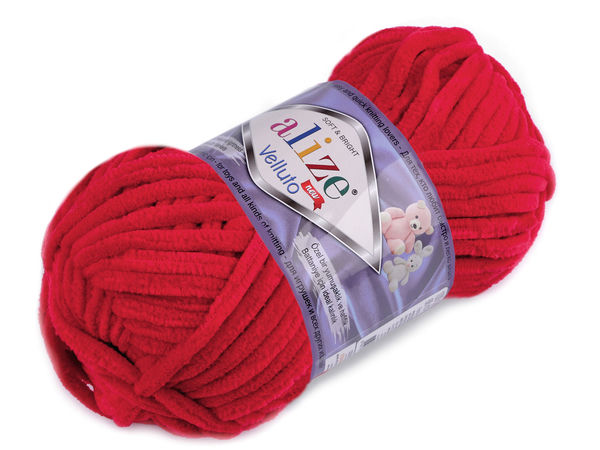 Fir de tricotat și croșetat Alize Velluto Premium Chenille - Super Bulky, 100g