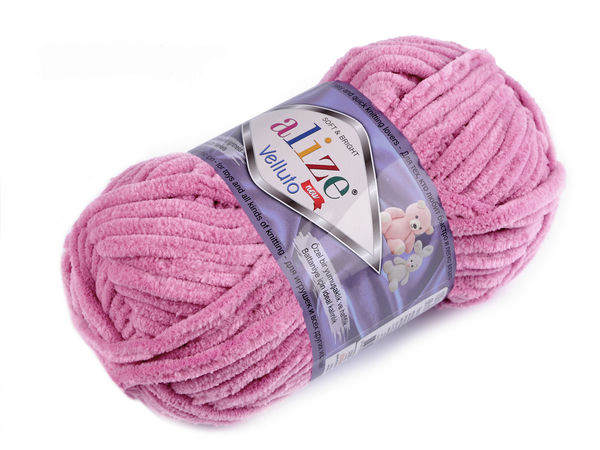 Fir de tricotat și croșetat Alize Velluto Premium Chenille - Super Bulky, 100g
