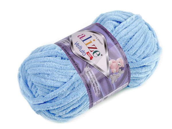 Fir de tricotat și croșetat Alize Velluto Premium Chenille - Super Bulky, 100g