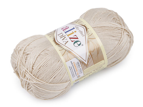 Fir de tricotat și croșetat Alize Diva Premium (100g) – Fir moale cu efect de mătase