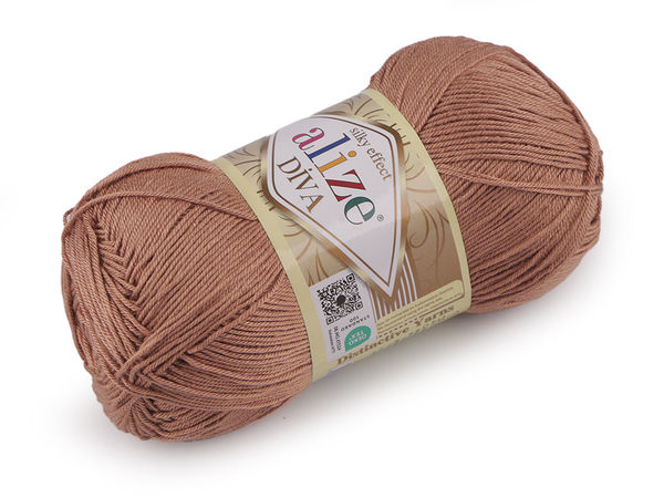 Fir de tricotat și croșetat Alize Diva Premium (100g) – Fir moale cu efect de mătase