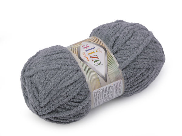 Fir chenille Alize Softy Plus pentru tricotat și croșetat - 100g fir premium plușat