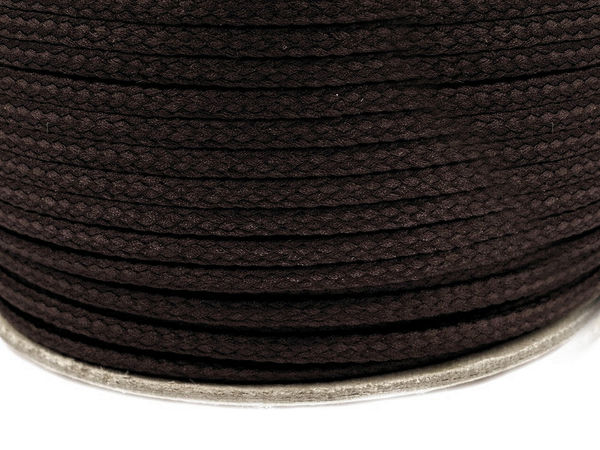 Șnur poliester premium 4 mm (PES) - Șnur de strângere ultra-rezistent pentru haine și decorațiuni interioare
