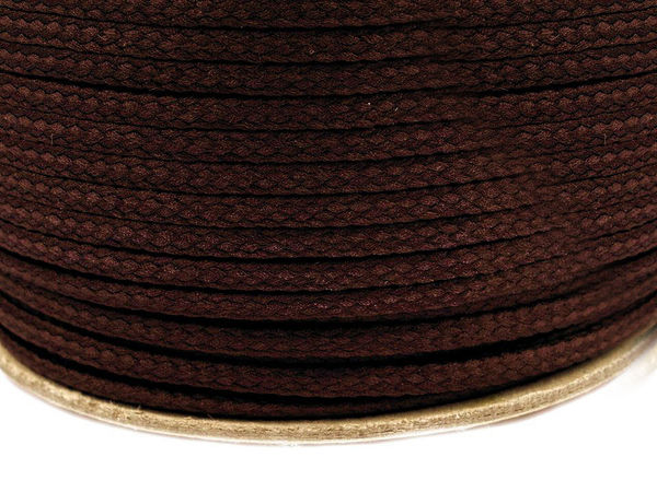 Șnur poliester premium 4 mm (PES) - Șnur de strângere ultra-rezistent pentru haine și decorațiuni interioare