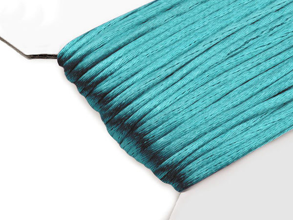 Șnur satinat premium Rattail 2mm (100% poliester) - Fir de mare rezistență cu culori durabile pentru Kumihimo, bijuterii și proiecte creative (25m)