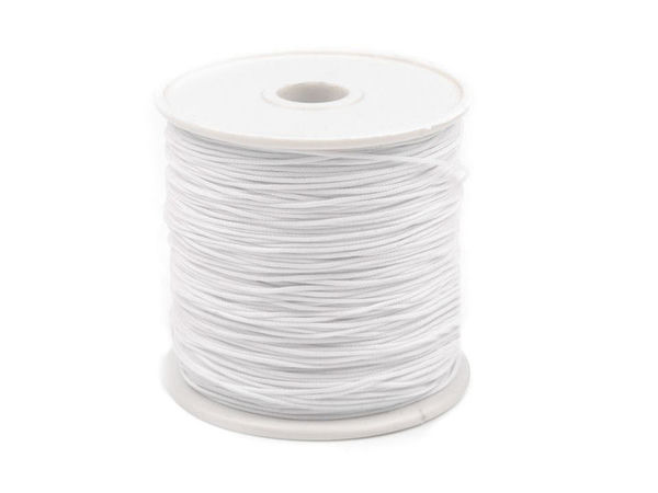 Șnur premium din poliester pentru bijuterii Ø 0,5 mm | Fir rezistent pentru macrame, mărgele și lucru manual