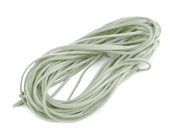 Șnur plat premium din piele ecologică, lățime 3 mm - Șnur din imitație de piele pentru bijuterii handmade, lucru manual și șireturi decorative