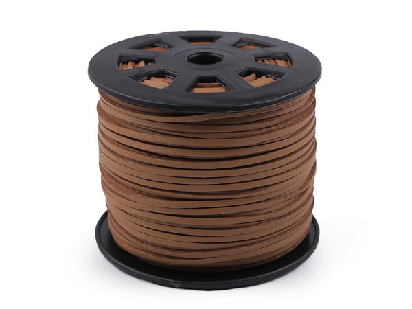 Șnur plat din piele ecologică premium (2,5 mm) - Fir din imitație de piele de înaltă rezistență pentru confecționarea bijuteriilor, proiecte creative și șireturi vestimentare