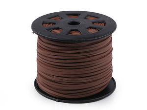 Șnur plat din piele ecologică premium (2,5 mm) - Fir din imitație de piele de înaltă rezistență pentru confecționarea bijuteriilor, proiecte creative și șireturi vestimentare