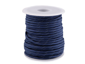 Șnur Paracord Premium din Poliester de 4 mm cu Fir Reflectorizant