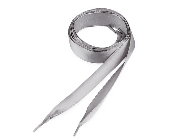 Șireturi premium din panglică de satin (110 cm) – Șnururi elegante cu o față lucioasă pentru încălțăminte, hanorace și îmbrăcăminte