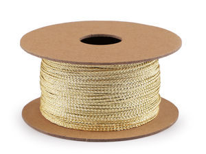 Șnur plat din lurex metalic premium - Panglică plată lucioasă de 1,2 mm pentru ambalarea cadourilor, lucru manual de sărbători și aranjamente florale