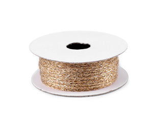 Șnur împletit premium din lurex și fir metalic de 1 mm pentru lucru manual, crearea de bijuterii, ambalarea cadourilor și proiecte creative DIY