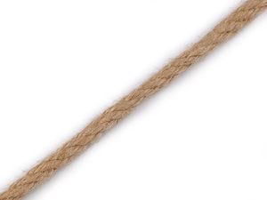 Șnur premium din iută răsucit în 3 fire (7mm) - Sfoară iută natur pentru floristică și proiecte craft