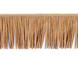 Bandă decorativă cu franjuri din rafie naturală premium - Bordură de 90 mm pentru proiecte creative, modă și decorațiuni interioare