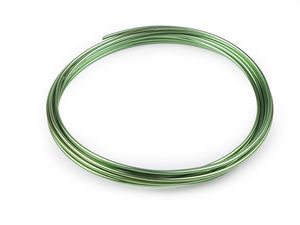 Sârmă premium din aluminiu de 1,8 mm pentru galanterie și floristică - Sârmă decorativă cu luciu intens pentru bijuterii și aranjamente
