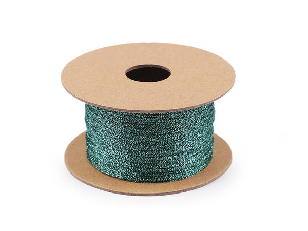 Șnur și sfoară premium din lurex strălucitor pentru lucru manual, 1 mm – Fir metalizat pentru ambalarea cadourilor, floristică și croșetat