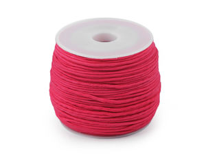 Șnur rotund premium din PES pentru bijuterii cu miez întărit (Ø0,5 mm) pentru macrame și înșirare mărgele