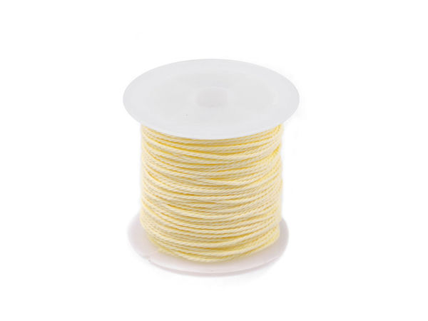 Șnur premium din poliester cerat răsucit, 1 mm, pentru bijuterii handmade, macrame și alte proiecte creative