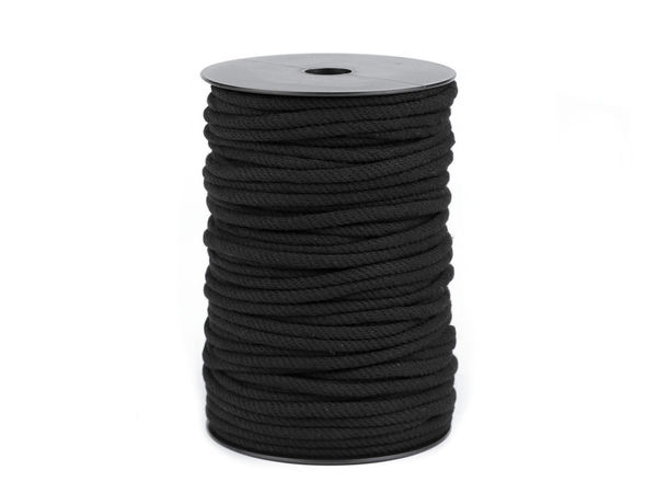 Șnur premium din bumbac împletit cu miez (Ø6 mm)