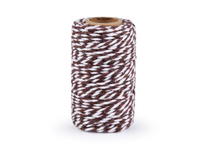 Șnur de bumbac premium Ø2 mm - Sfoară rezistentă din 10 fire pentru lucru manual și proiecte decorative