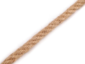 Frânghie premium de iută răsucită în 4 fire (10 mm) – Șnur din iută natur pentru lucru manual, floristică și decorațiuni interioare