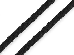 Șnur premium din bumbac împletit (7 mm) - Rezistent și flexibil, ideal pentru macrame, lucru manual și îmbrăcăminte
