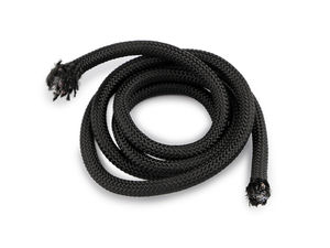 Frânghie utilitară premium din poliester de 8 mm cu miez solid - Șnur rotund negru de mare rezistență pentru proiecte DIY, activități creative și utilizare în aer liber