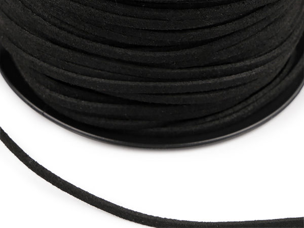 Șnur premium din piele ecologică de 3 mm - Șnur din imitație de piele pentru bijuterii handmade și proiecte creative