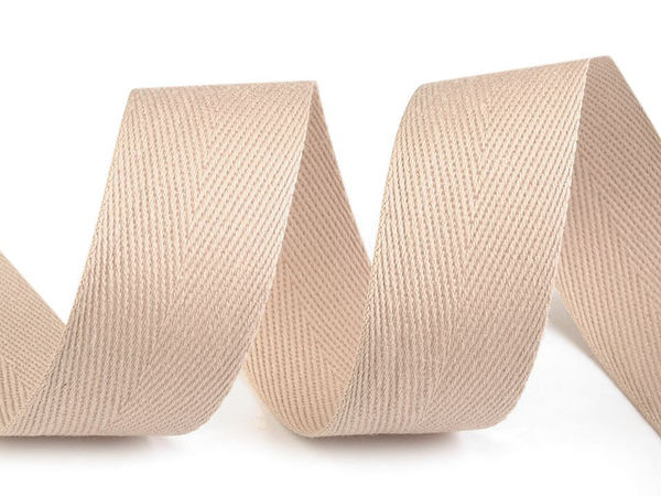 Bandă twill premium tip spic (lățime 25 mm) – Panglică țesută rezistentă pentru șnururi de haine și croitorie