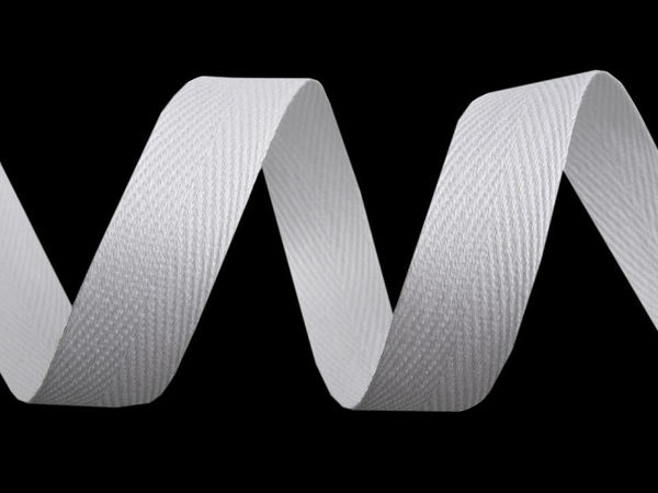 Bandă premium cu model în spic (lățime 14 mm) – Panglică țesută rezistentă pentru șnururi, articole de îmbrăcăminte și croitorie