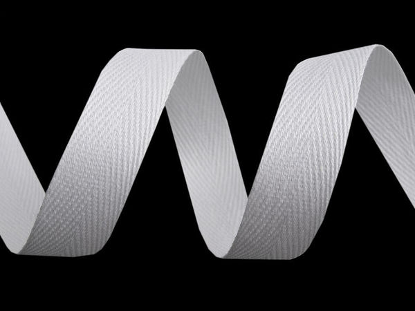 Bandă premium twill în spic (16mm) - Chingă țesută cu durabilitate ridicată pentru cordoane, articole de îmbrăcăminte și proiecte de croitorie
