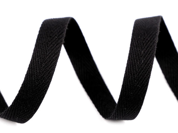 Bandă twill premium din bumbac (lățime 10 mm) - Panglică rezistentă pentru croitorie, șnururi și lucru manual