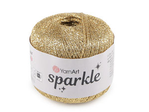 Fir de tricotat premium cu lurex strălucitor (25g) – Ață de croșetat metalizată și ușoară pentru articole de galanterie și accesorii festive